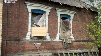 Константиновка Донецкой области снова попала под обстрел. Фото: Суспільне Донбас