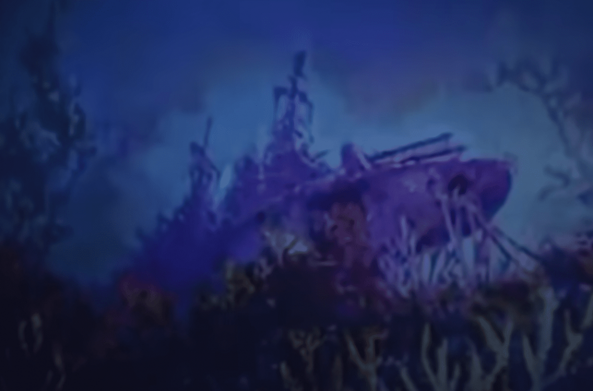 Кадр из мультфильма «Сокровища затонувших кораблей» 